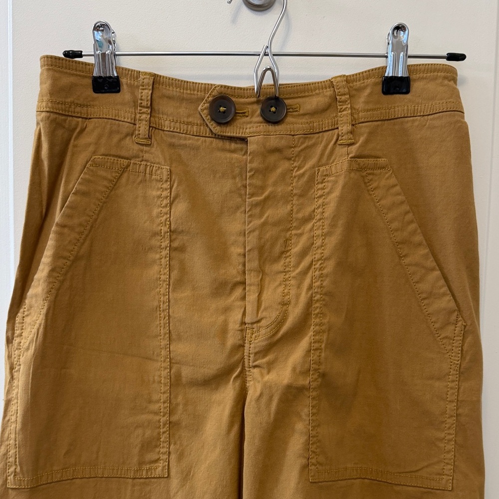 Anthropologie Maeve Women’s Tan Khaki Pants 29/8 wide leg